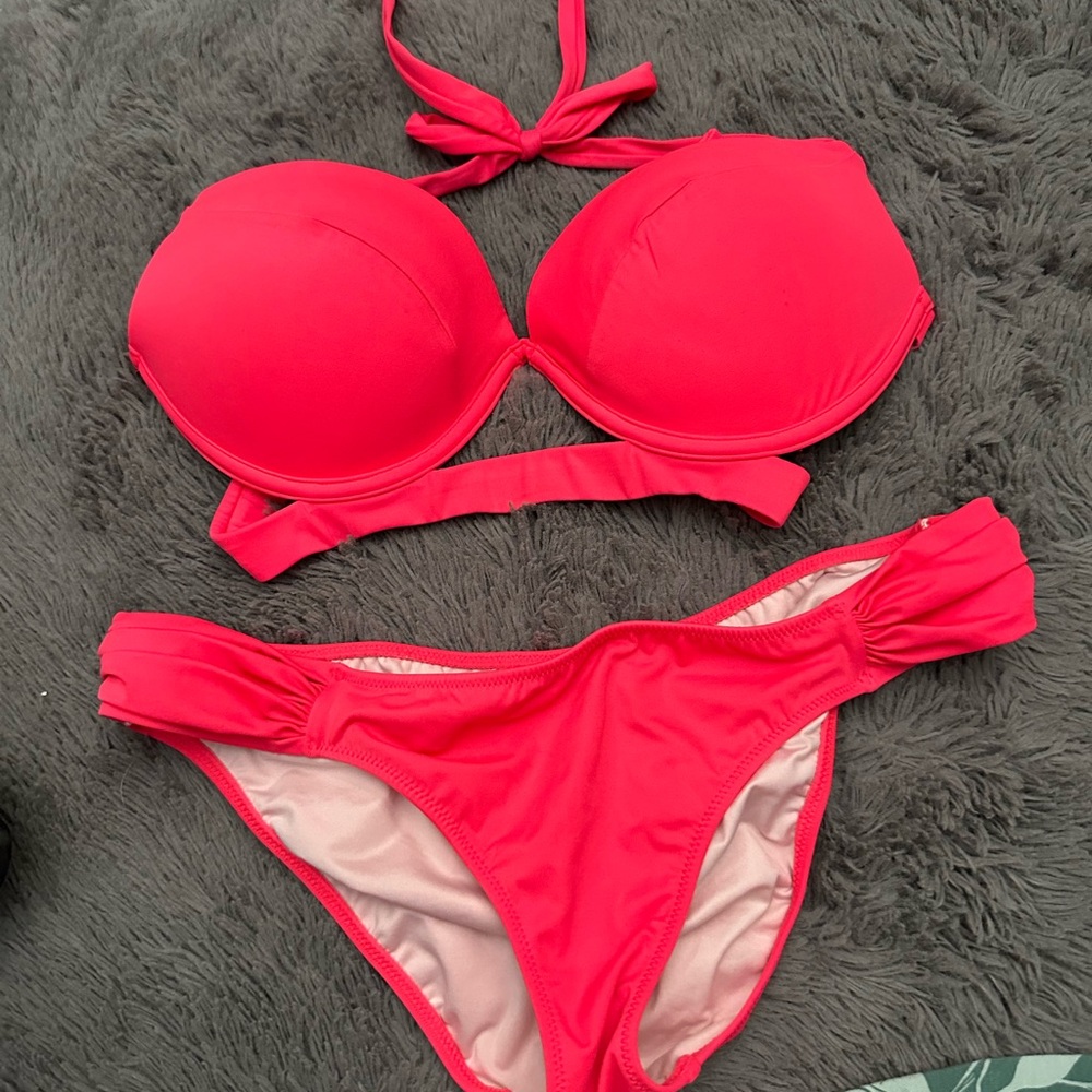 Vibrant Pink Bikini Set